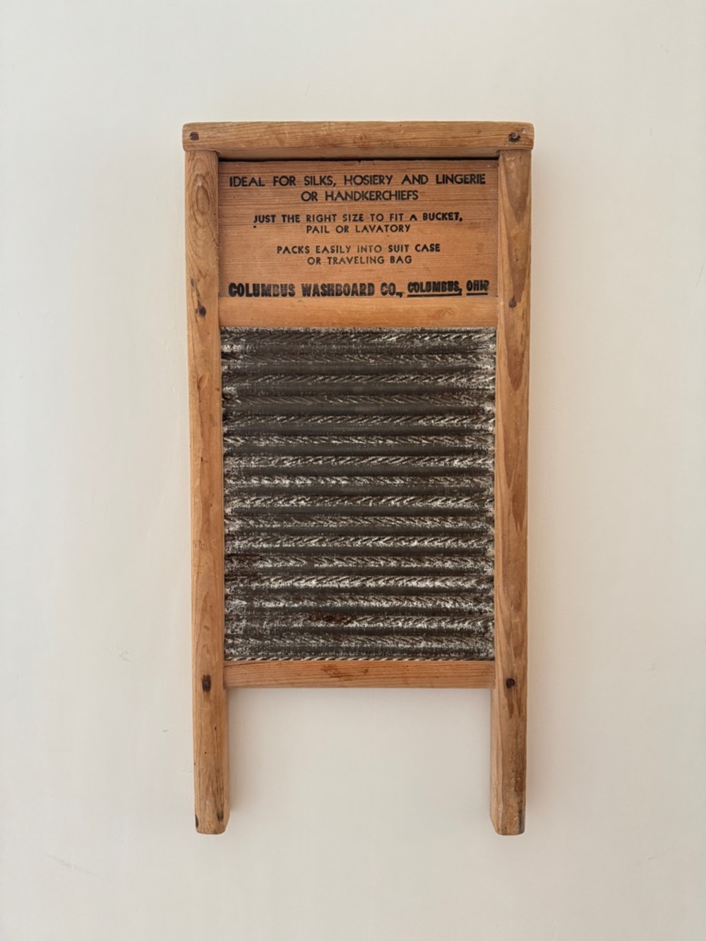 Columbus Washboard Company, Dubl Handy Washboard, Made in the USA